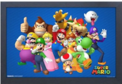 Framed - Super Mario (Group)